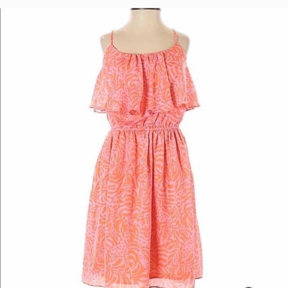 NEW Lilly Pulitzer Target Dress Jungle Giraffe Tropical Vacation 1X - Picture 2 of 7